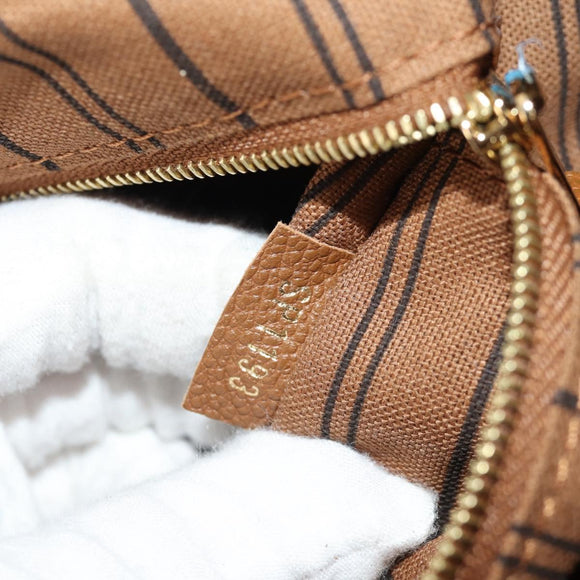 LOUIS VUITTON Empreinte Speedy Bandouliere 30 Hand Bag Brown M40900 Auth 125944