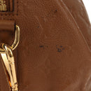 LOUIS VUITTON Empreinte Speedy Bandouliere 30 Hand Bag Brown M40900 Auth 125944-7