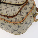 LOUIS VUITTON Monogram Mini Juliet MM Shoulder Bag Blue M92004 LV Auth 125945-9