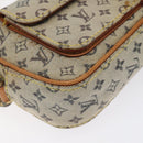 LOUIS VUITTON Monogram Mini Juliet MM Shoulder Bag Blue M92004 LV Auth 125945-14