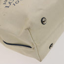 LOUIS VUITTON Cabas MM Tote Bag Canvas Beige Blue LV Auth 125947-15