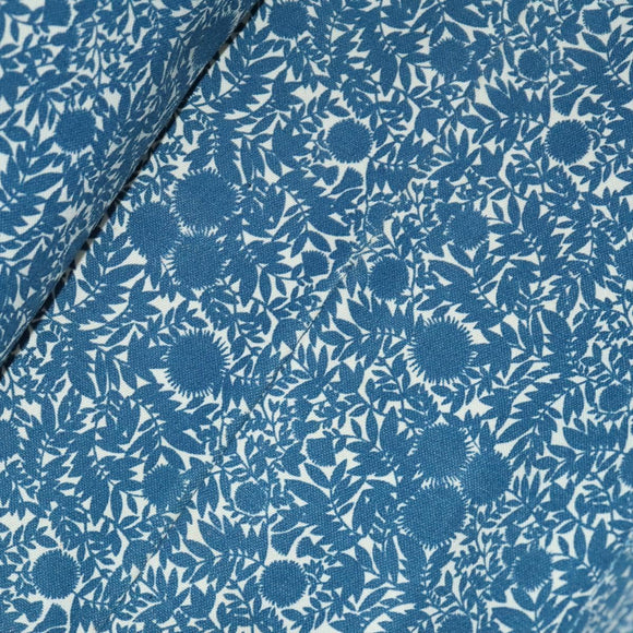 LOUIS VUITTON Cabas MM Tote Bag Canvas Beige Blue LV Auth 125947