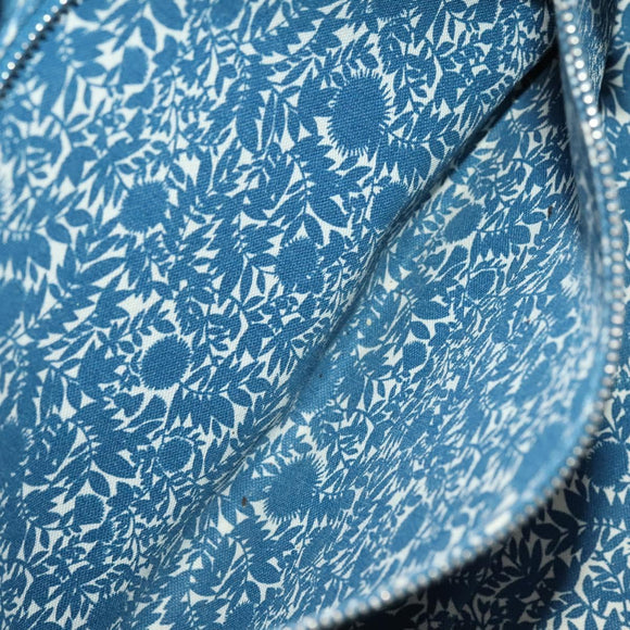 LOUIS VUITTON Cabas MM Tote Bag Canvas Beige Blue LV Auth 125947