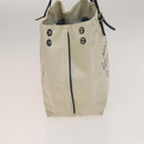 LOUIS VUITTON Cabas MM Tote Bag Canvas Beige Blue LV Auth 125947-4
