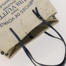 LOUIS VUITTON Cabas MM Tote Bag Canvas Beige Blue LV Auth 125947-6