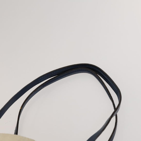 LOUIS VUITTON Cabas MM Tote Bag Canvas Beige Blue LV Auth 125947