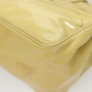 LOUIS VUITTON Vernis Cruise line Sac Picolour Hand Bag Beige M92547 Auth 125948-18