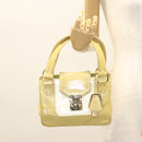 LOUIS VUITTON Vernis Cruise line Sac Picolour Hand Bag Beige M92547 Auth 125948-29