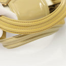 LOUIS VUITTON Vernis Cruise line Sac Picolour Hand Bag Beige M92547 Auth 125948-9