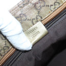 GUCCI GG Crystal Shoulder Bag Brown Gold 189749 Auth 125954-12
