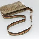GUCCI GG Crystal Shoulder Bag Brown Gold 189749 Auth 125954-7