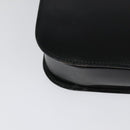 CELINE Hand Bag Leather Black Gold Auth 125958-15