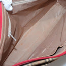 BURBERRY Nova Check Tote Bag Canvas Beige Gold Auth 125962-11