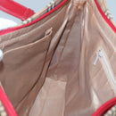 BURBERRY Nova Check Tote Bag Canvas Beige Gold Auth 125962-20