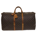 LOUIS VUITTON Monogram Keepall Bandouliere 60 Boston Bag M41412 LV Auth 125967-13