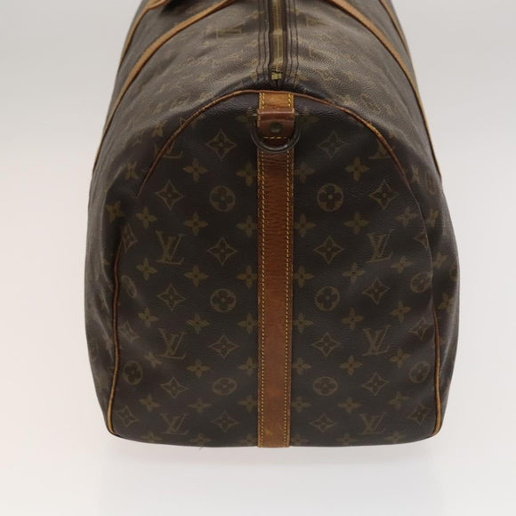 LOUIS VUITTON Monogram Keepall Bandouliere 60 Boston Bag M41412 LV Auth 125967