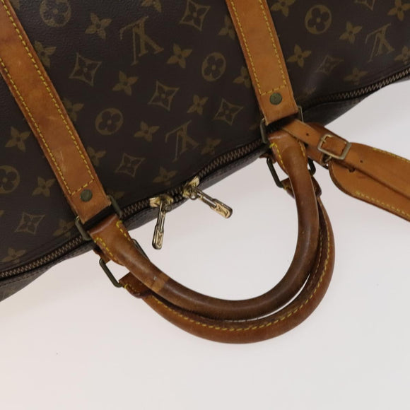 LOUIS VUITTON Monogram Keepall Bandouliere 60 Boston Bag M41412 LV Auth 125967