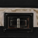 CHANEL Chain Shoulder Bag Nylon Black Silver CC Auth 125969-19