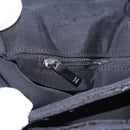 CHANEL Chain Shoulder Bag Nylon Black Silver CC Auth 125969-30