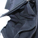 CHANEL Chain Shoulder Bag Nylon Black Silver CC Auth 125969-31