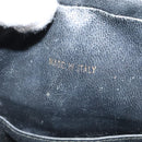 CHANEL Matelasse Chain Shoulder Bag Enamel Black Gold CC Auth 125971-19