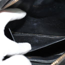 CHANEL Matelasse Chain Shoulder Bag Enamel Black Gold CC Auth 125971-22