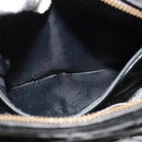 CHANEL Matelasse Chain Shoulder Bag Enamel Black Gold CC Auth 125971-23