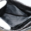 CHANEL Matelasse Chain Shoulder Bag Enamel Black Gold CC Auth 125971-24