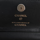 CHANEL Matelasse Checkered Flag Chain Shoulder Bag Nylon Beige CC Auth 125975M-20