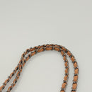 CHANEL Chain Tote Bag Canvas 2way Gray CC Auth 125976-15