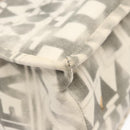 CHANEL Chain Tote Bag Canvas 2way Gray CC Auth 125976-16