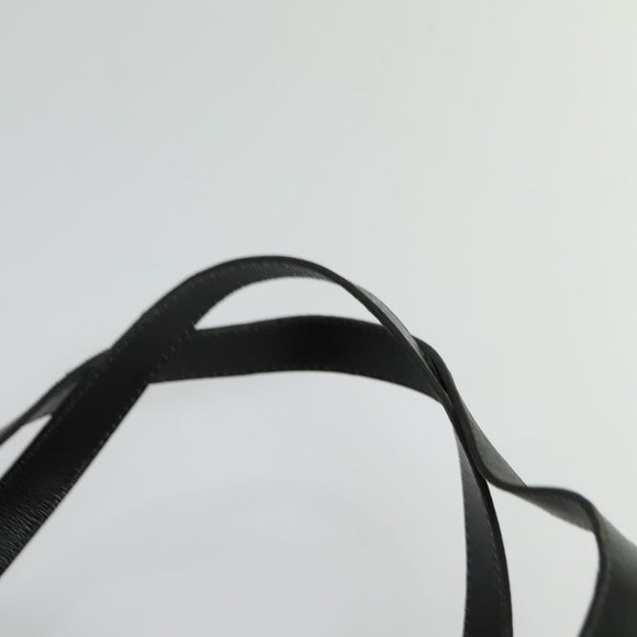 Christian Dior Trotter Canvas Shoulder Bag Black Gold Auth 125986