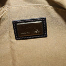 FENDI Zucca Canvas Shoulder Bag Brown Black gold Auth 125989-10