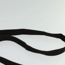 FENDI Zucca Canvas Shoulder Bag Brown Black gold Auth 125989-8