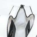 CHANEL Star Chain Shoulder Bag Satin White Gold CC Auth 125991SM-24