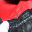 CHANEL Chain Shoulder Bag Nylon Black Gold CC Auth 125992-18