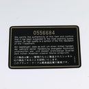 CHANEL Chain Shoulder Bag Nylon Black Gold CC Auth 125992-12