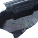 Salvatore Ferragamo Shoulder Bag Leather White Silver Auth 125994-16