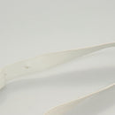 Salvatore Ferragamo Shoulder Bag Leather White Silver Auth 125994-8