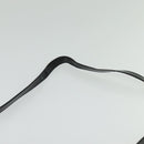 Salvatore Ferragamo Shoulder Bag Enamel Black Gold Auth 125997-8