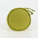 PRADA Pouch Nylon Green Gold Auth 126000M-5