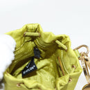 PRADA Pouch Nylon Green Gold Auth 126000M-22