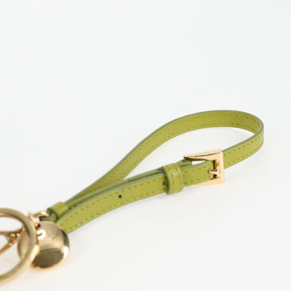 PRADA Pouch Nylon Green Gold Auth 126000M
