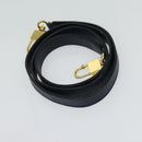 CELINE C Sulky Shoulder Bag Canvas Navy Gold Auth 126003-20