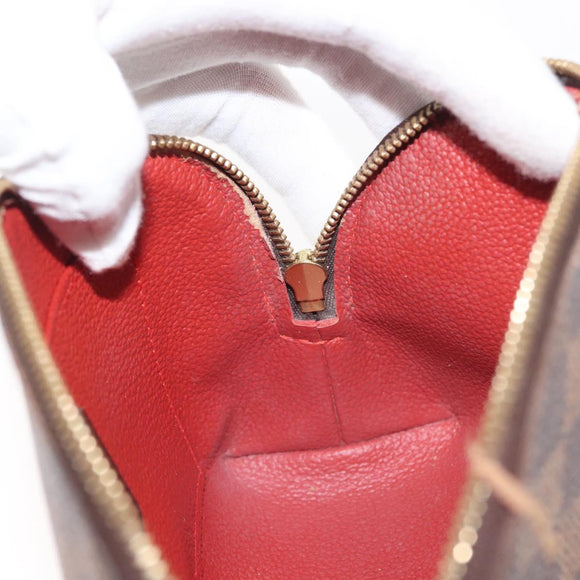 LOUIS VUITTON Damier Ebene Pochette Cosmetic PM Pouch N47516 LV Auth 126012