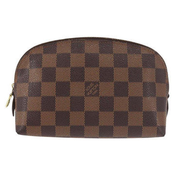 LOUIS VUITTON Damier Ebene Pochette Cosmetic PM Pouch N47516 LV Auth 126012 - 0