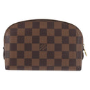 LOUIS VUITTON Damier Ebene Pochette Cosmetic PM Pouch N47516 LV Auth 126012-3