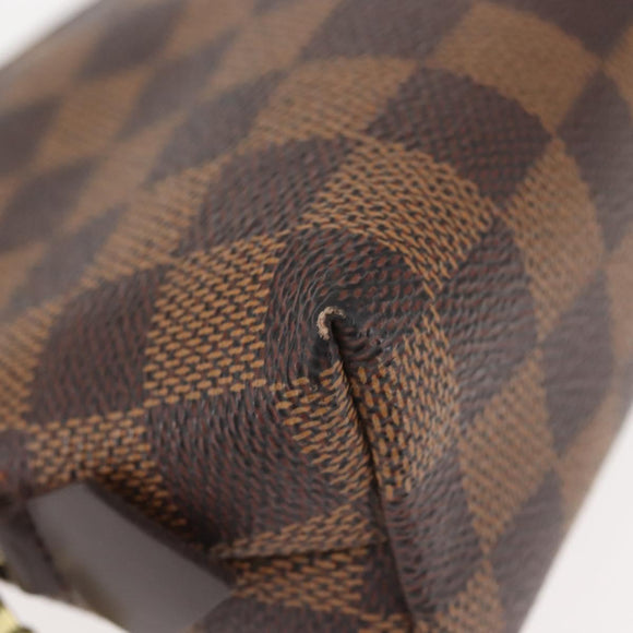 LOUIS VUITTON Damier Ebene Pochette Cosmetic PM Pouch N47516 LV Auth 126012