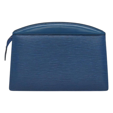 LOUIS VUITTON Epi Trousse Crete Pouch Blue M48405 LV Auth 126015 - 0