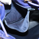 BALLY Shoulder Bag Leather Purple Gold Auth 126020-12